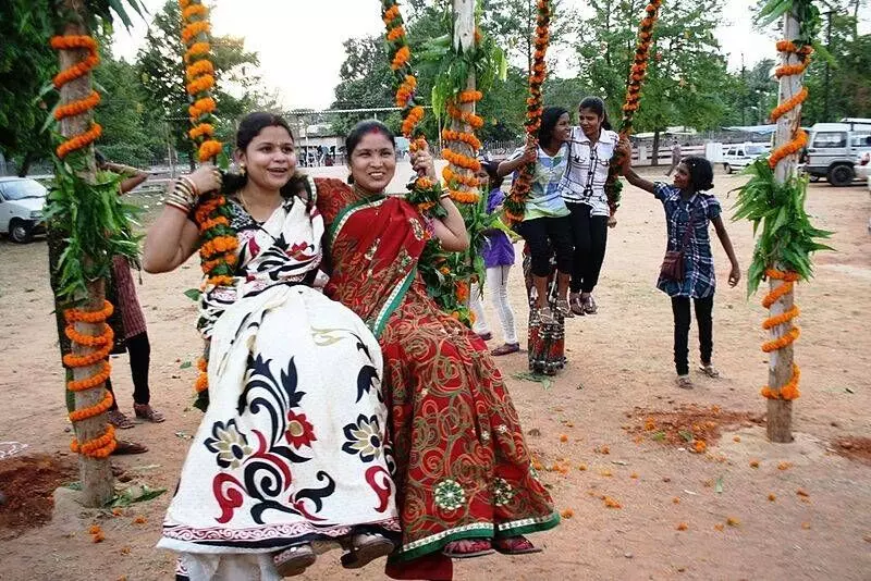 raja parba Traditional festivals of Odisha - Raja Parba swing festival